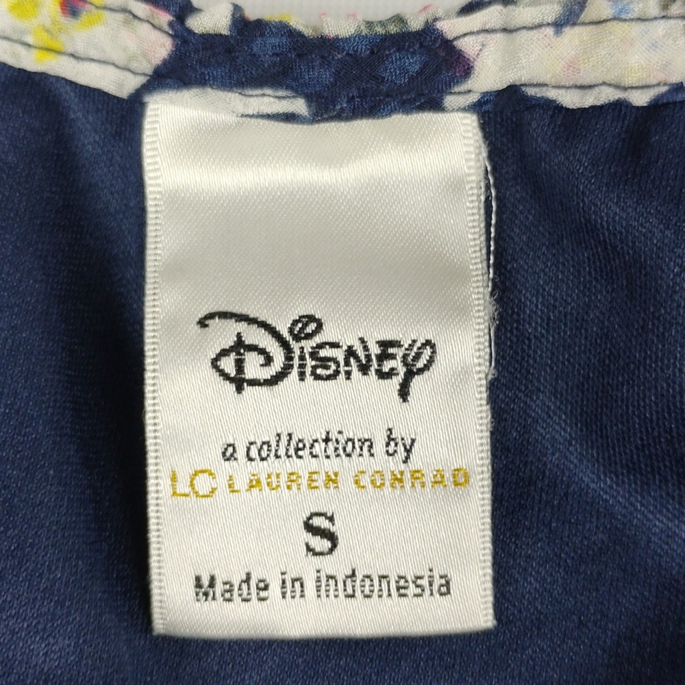 Disney Navy Floral Mini Dress - Picture 15 of 16
